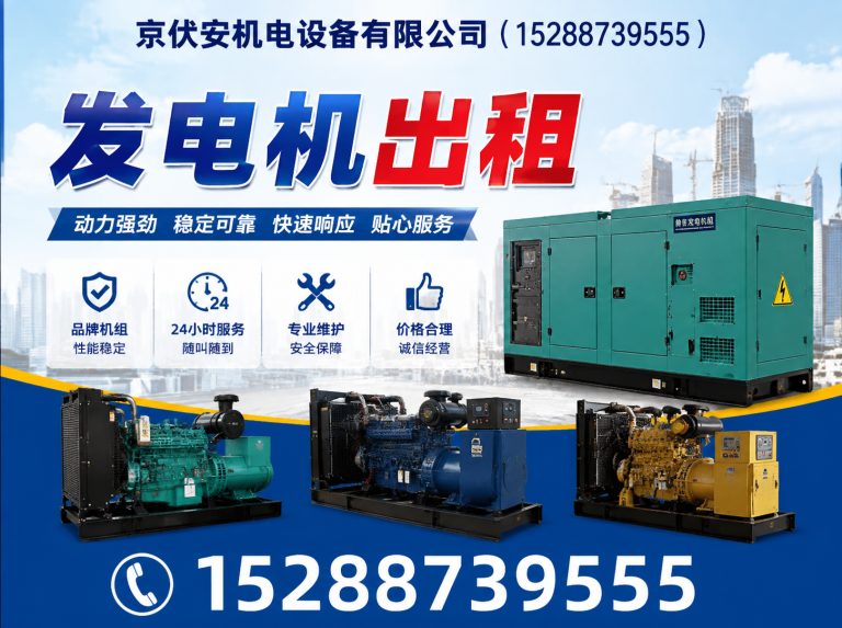 成都柴油发电机组出租展示图