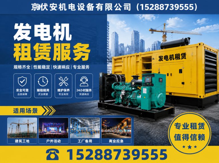 成都发电机租赁展示图